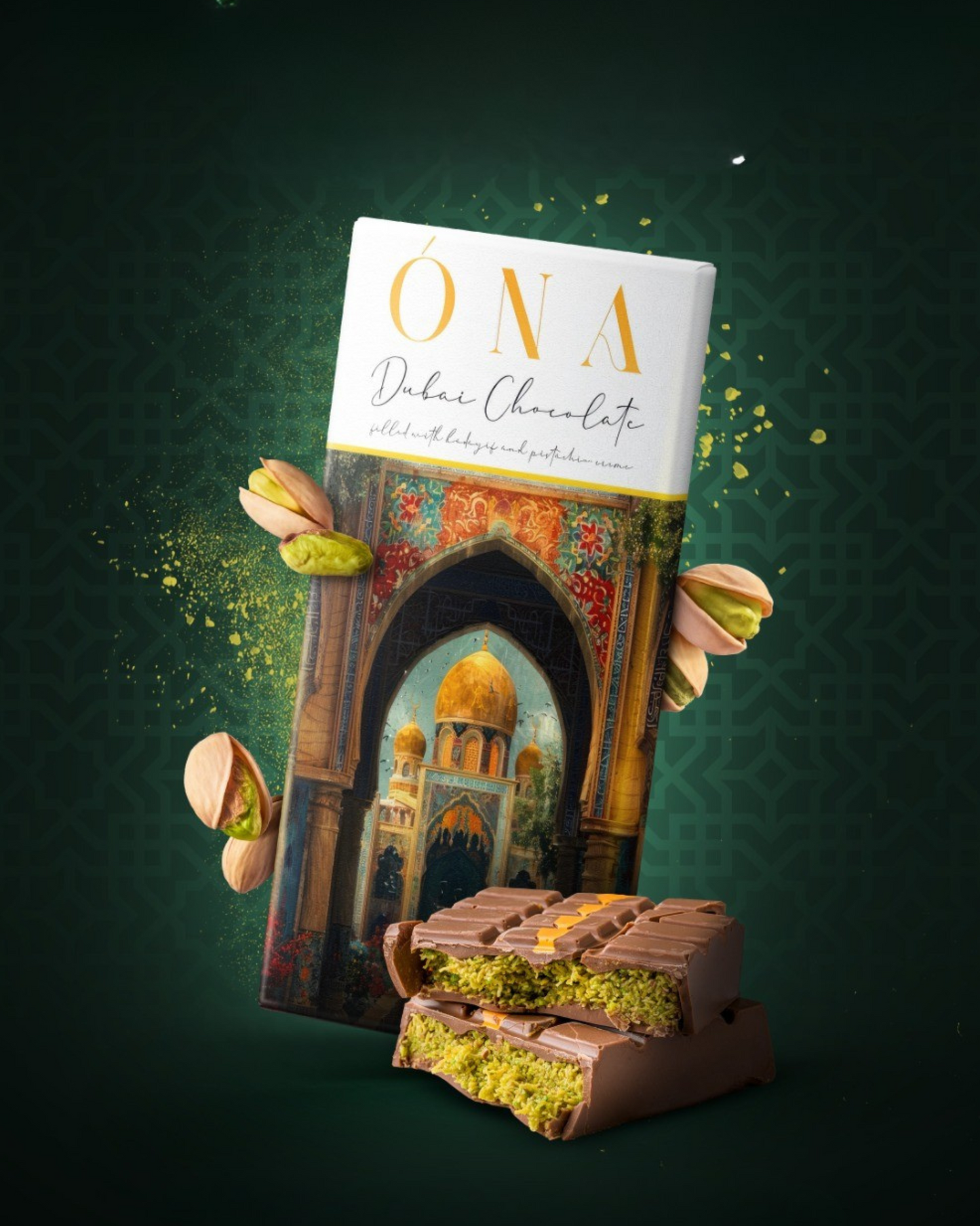 ÓNA Dubai milk chocolate 200g